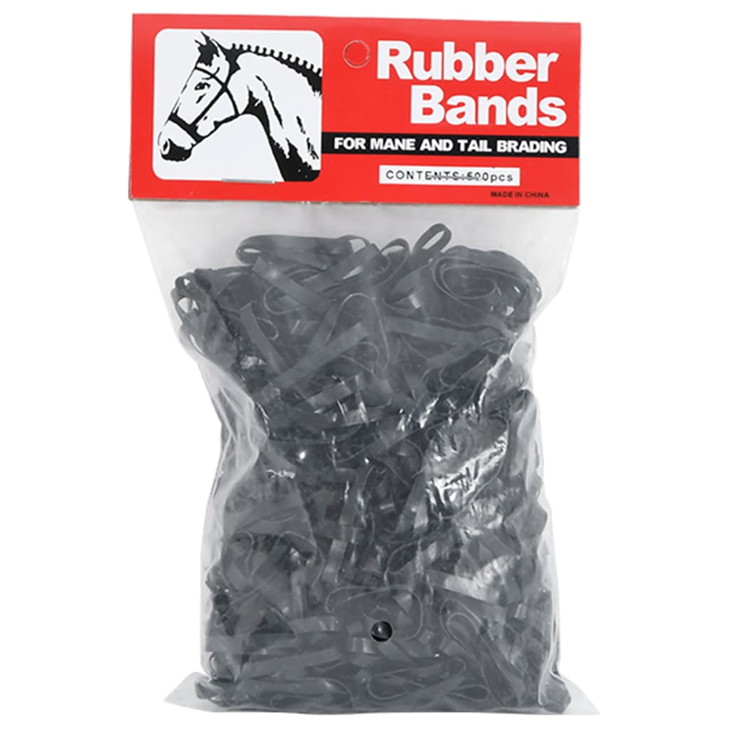 Haarelastiekjes paard 500 st silicone zwart is nu te koop bij PeponiXL, paradijselijk wonen!