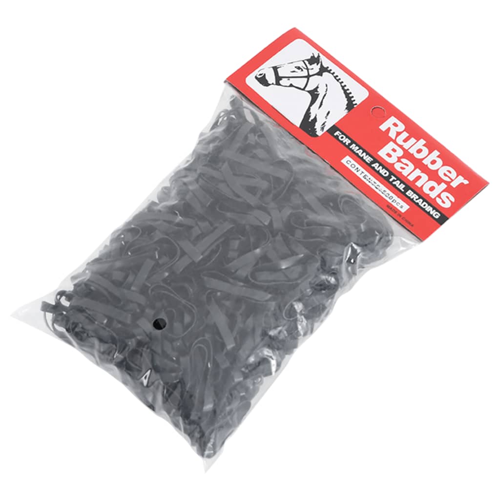 Haarelastiekjes paard 500 st silicone zwart is nu te koop bij PeponiXL, paradijselijk wonen!