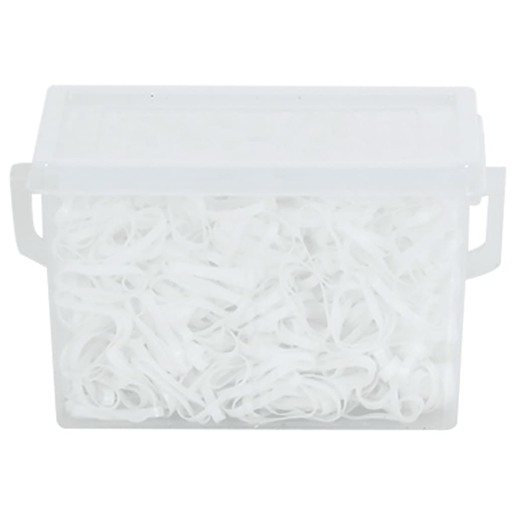 Haarelastiekjes paard 2500 st silicone wit is nu te koop bij PeponiXL, paradijselijk wonen!