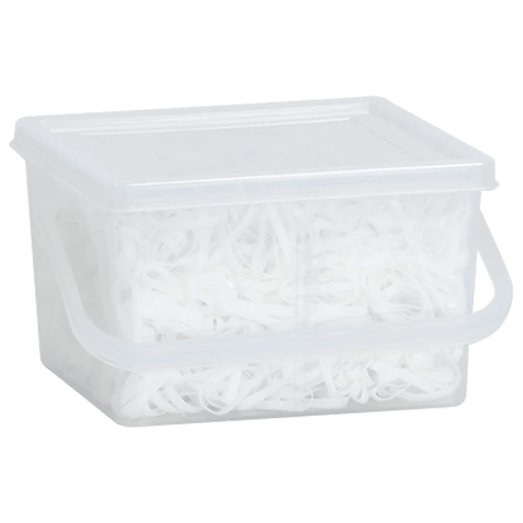 Haarelastiekjes paard 2500 st silicone wit is nu te koop bij PeponiXL, paradijselijk wonen!