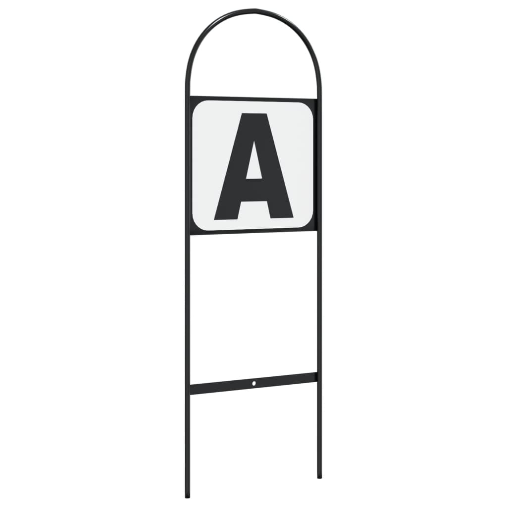 Dressuurletters 8 st staal is nu te koop bij PeponiXL, paradijselijk wonen!