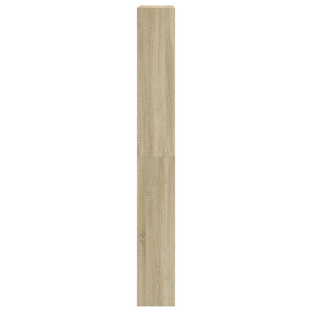 Schoenenkast met 4 klaplades 80x21x163,5 cm sonoma eikenkleurig is nu te koop bij PeponiXL, paradijselijk wonen!