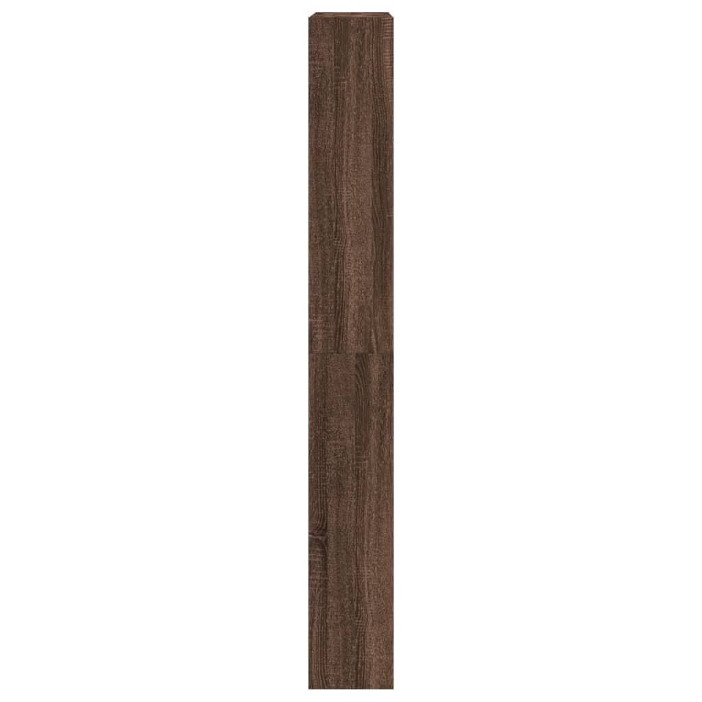 Schoenenkast met 4 klaplades 80x21x163,5 cm bruin eikenkleur is nu te koop bij PeponiXL, paradijselijk wonen!