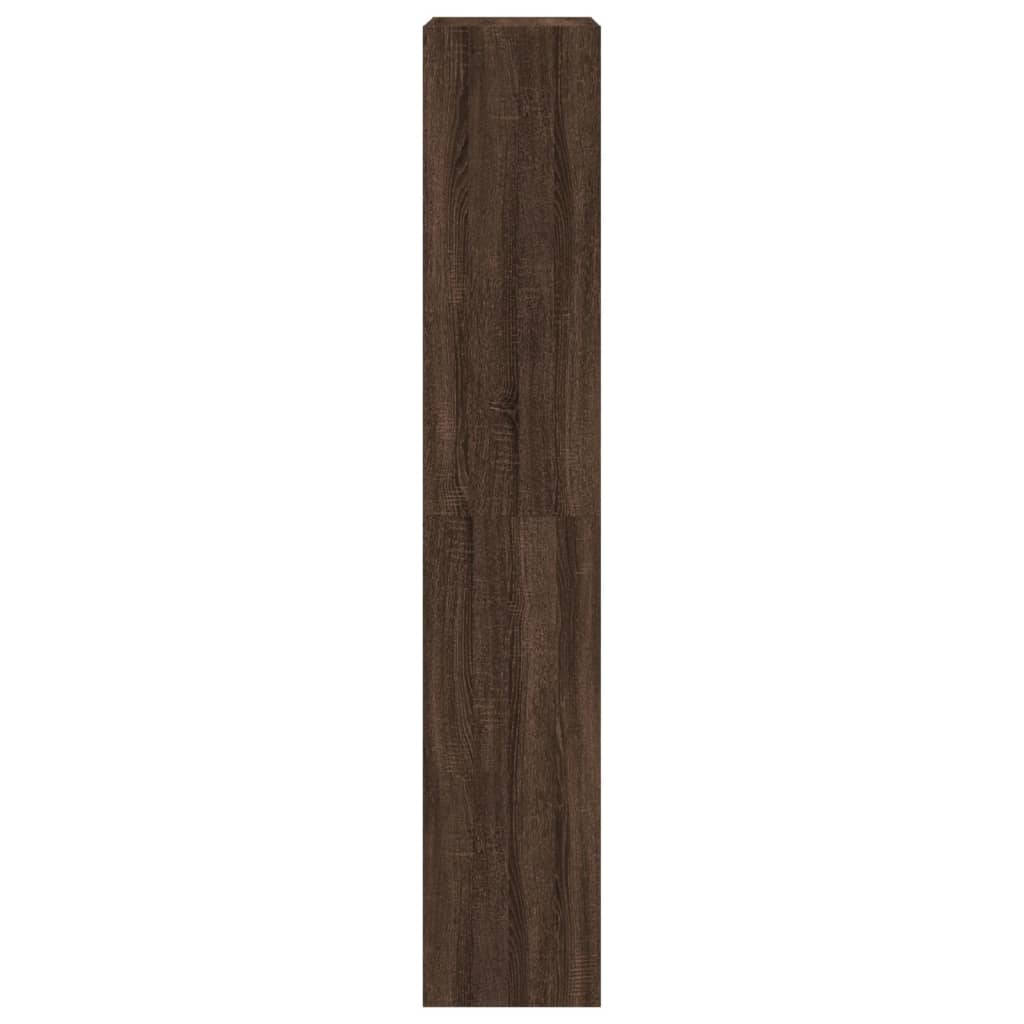 Schoenenkast met 4 klaplades 60x34x187,5 cm bruin eikenkleur is nu te koop bij PeponiXL, paradijselijk wonen!
