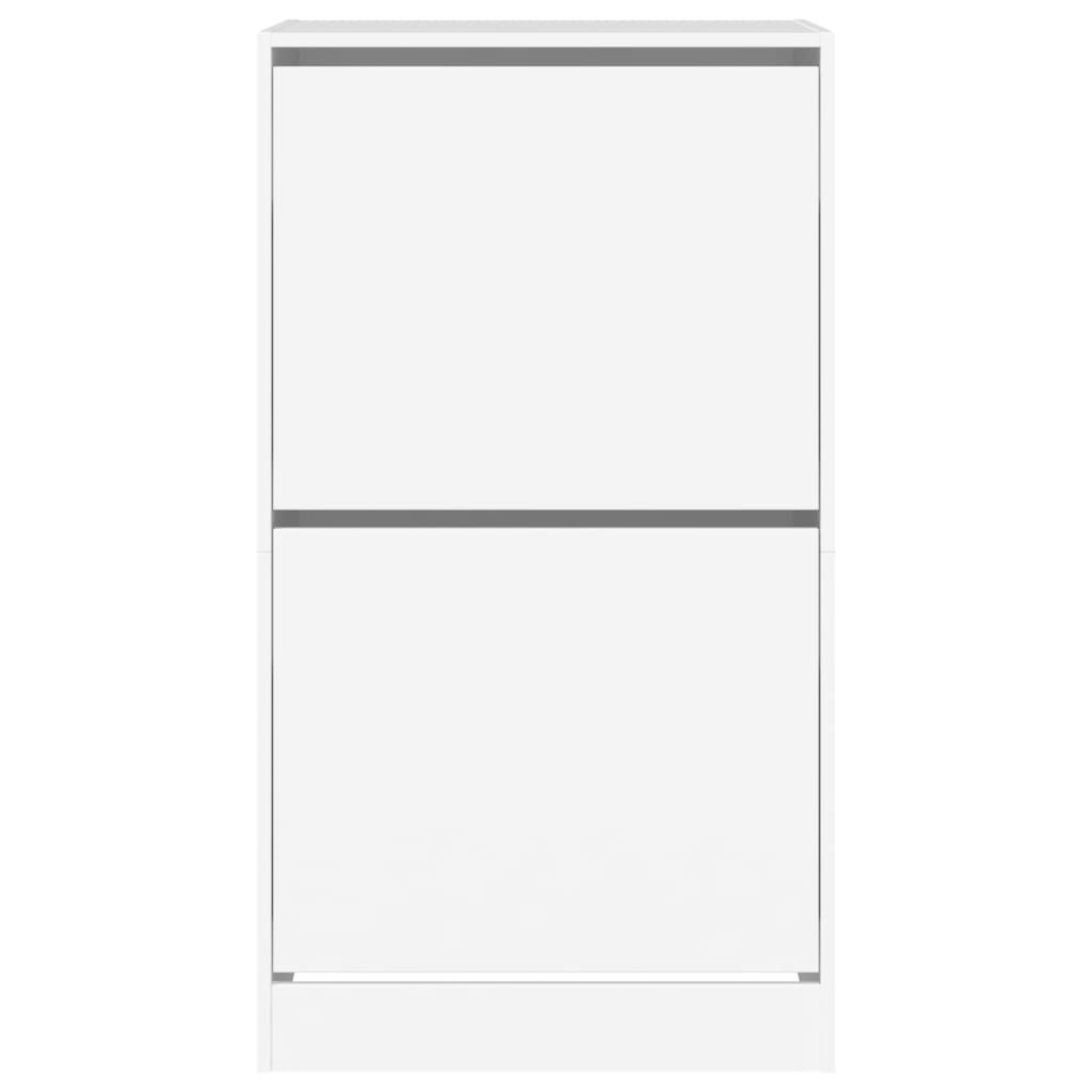 Schoenenkast met 2 klaplades 60x42x108 cm wit is nu te koop bij PeponiXL, paradijselijk wonen!