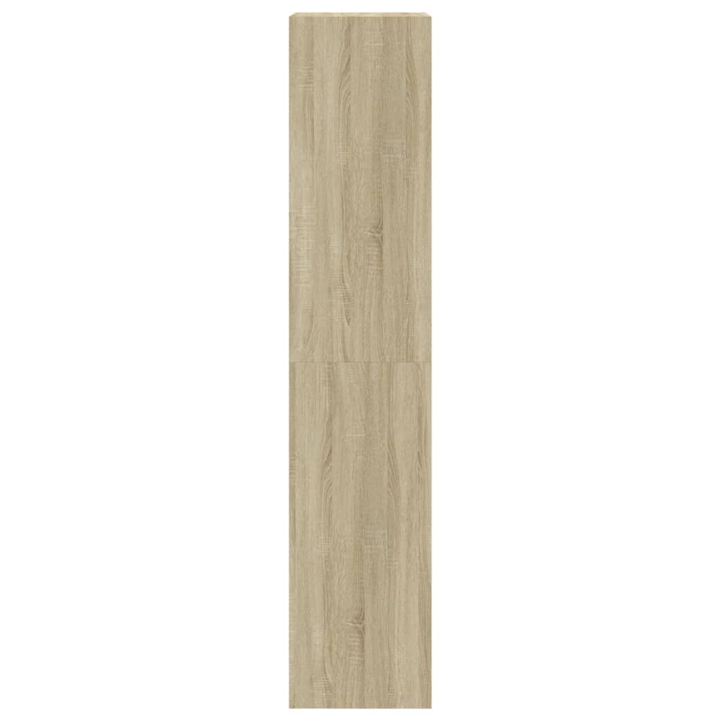 Schoenenkast met 4 klaplades 60x42x204 cm sonoma eikenkleurig is nu te koop bij PeponiXL, paradijselijk wonen!