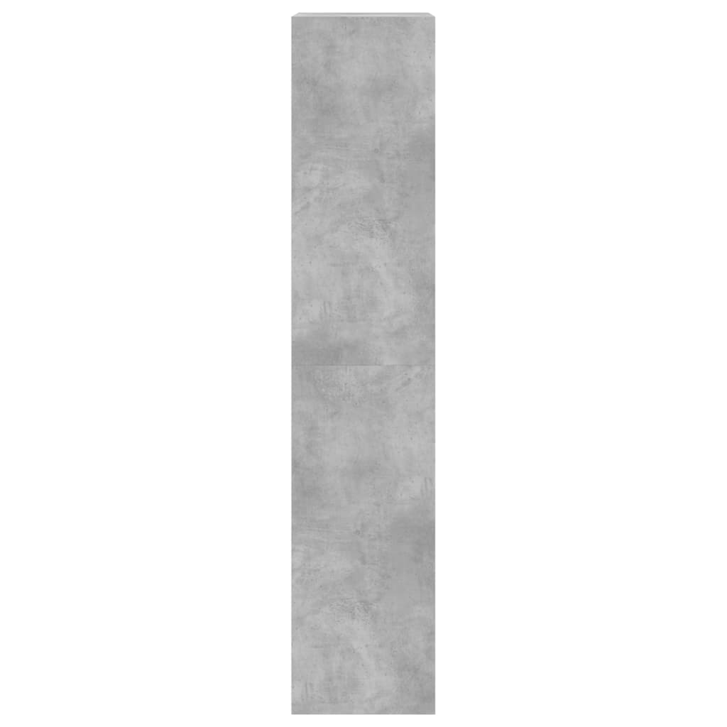 Schoenenkast met 4 klaplades 60x42x204 cm betongrijs is nu te koop bij PeponiXL, paradijselijk wonen!