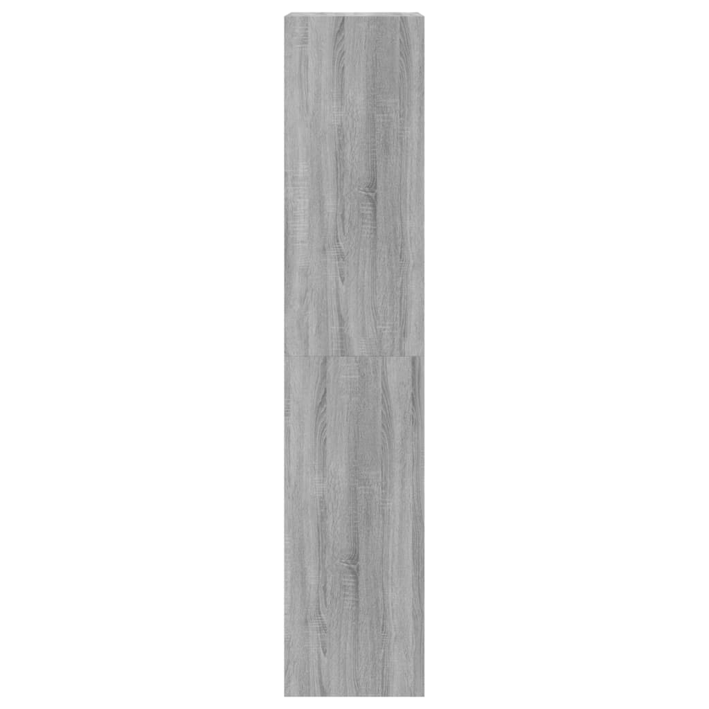 Schoenenkast met 4 klaplades 60x42x204 cm grijs sonoma is nu te koop bij PeponiXL, paradijselijk wonen!
