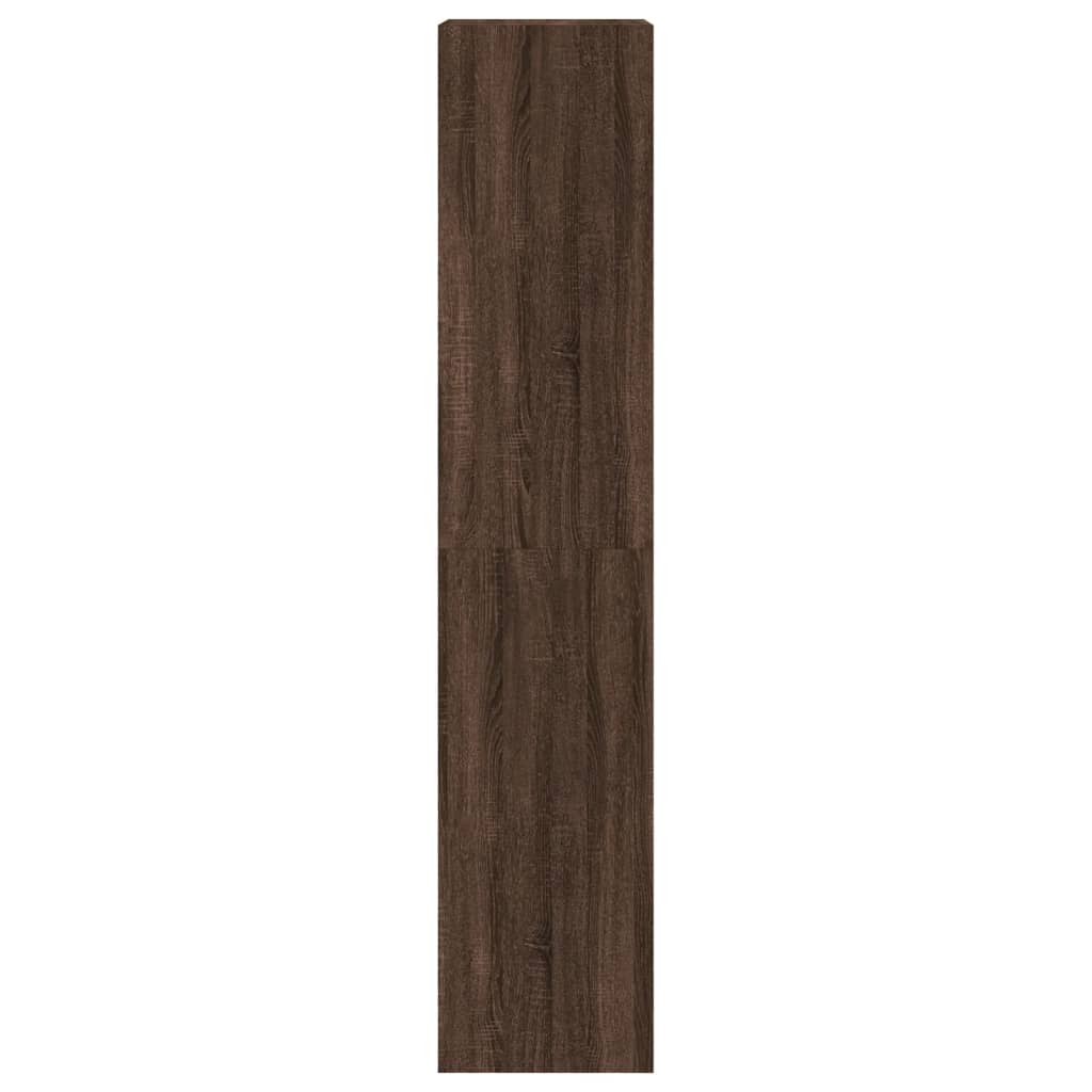 Schoenenkast met 4 klaplades 60x42x204 cm bruin eikenkleur is nu te koop bij PeponiXL, paradijselijk wonen!