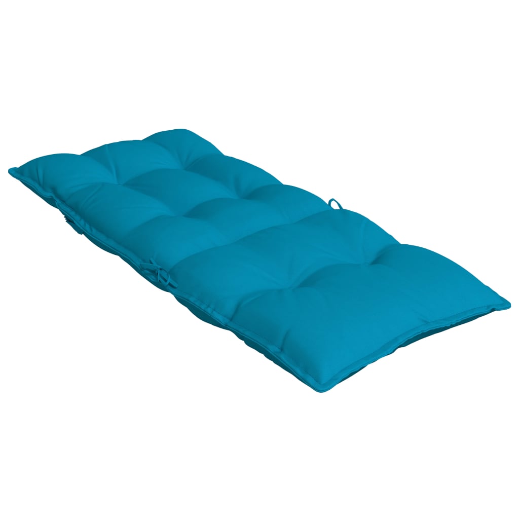 Stoelkussens 2 st hoge rug oxford stof lichtblauw is nu te koop bij PeponiXL, paradijselijk wonen!