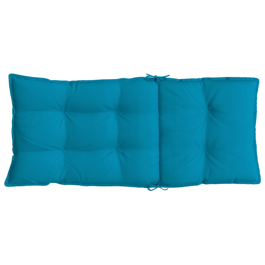 Stoelkussens 2 st hoge rug oxford stof lichtblauw is nu te koop bij PeponiXL, paradijselijk wonen!