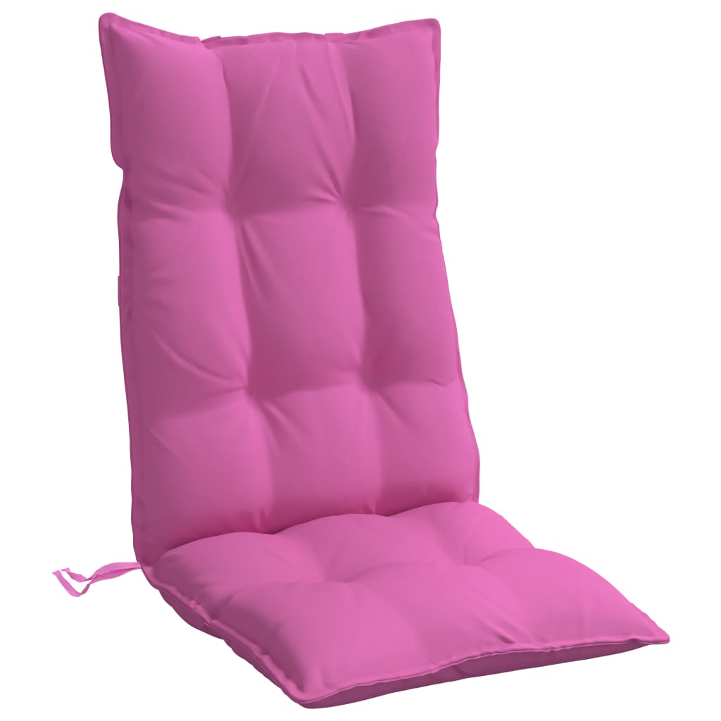 Stoelkussens 4 st hoge rug oxford stof roze is nu te koop bij PeponiXL, paradijselijk wonen!