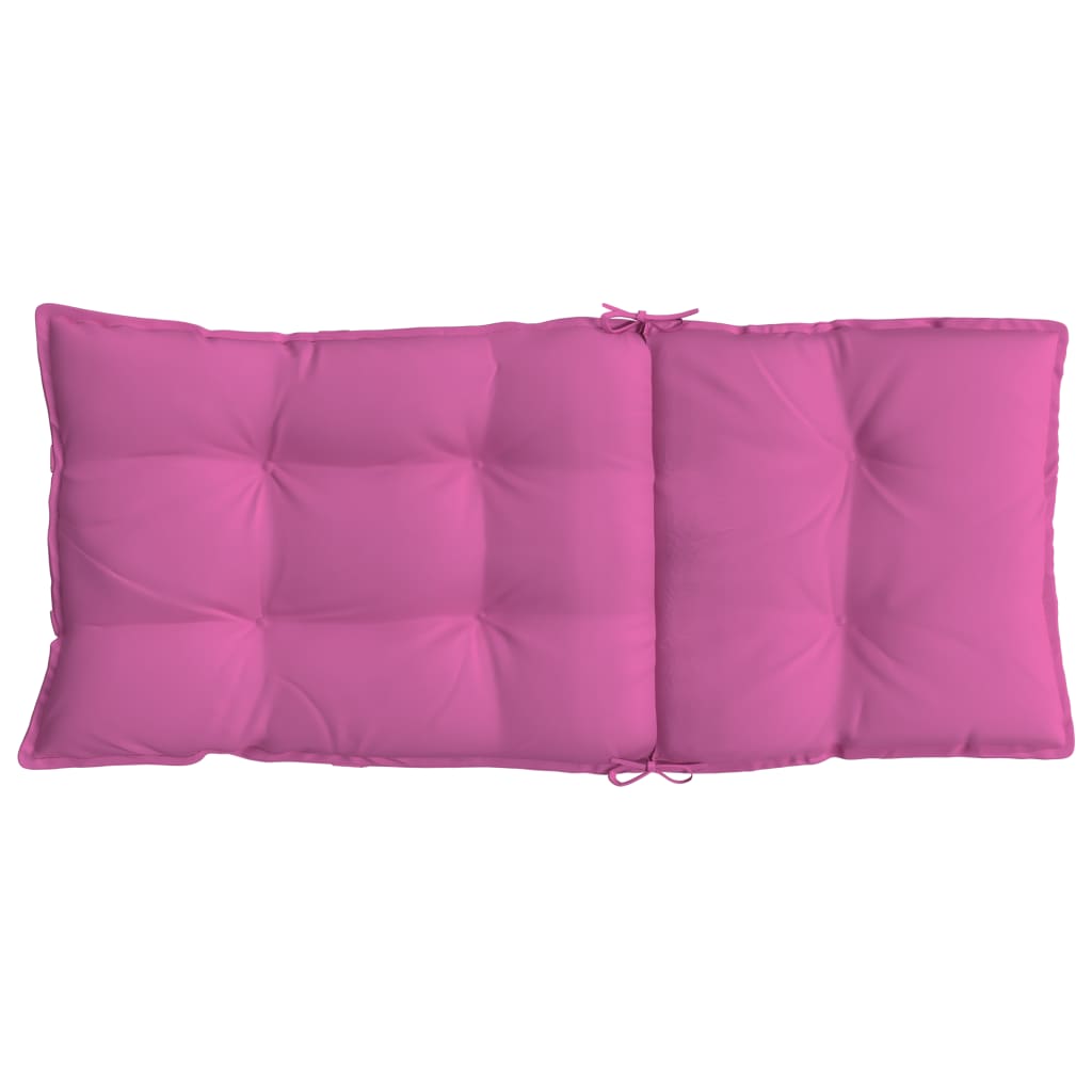 Stoelkussens 4 st hoge rug oxford stof roze is nu te koop bij PeponiXL, paradijselijk wonen!