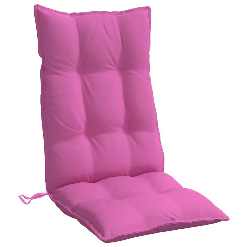Stoelkussens 6 st hoge rug oxford stof roze is nu te koop bij PeponiXL, paradijselijk wonen!