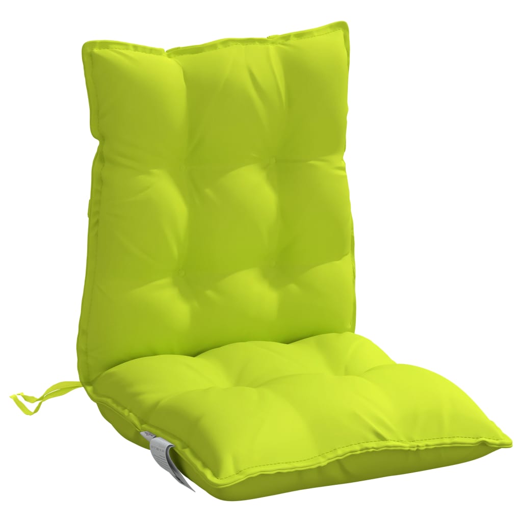 Stoelkussens 2 st lage rug oxford stof felgroen is nu te koop bij PeponiXL, paradijselijk wonen!