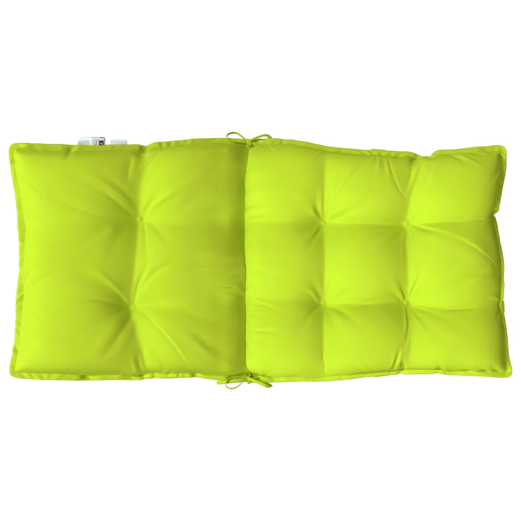 Stoelkussens 2 st lage rug oxford stof felgroen is nu te koop bij PeponiXL, paradijselijk wonen!