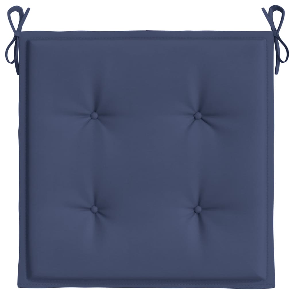 Palletkussens 2 st 40x40x3 cm oxford stof marineblauw is nu te koop bij PeponiXL, paradijselijk wonen!