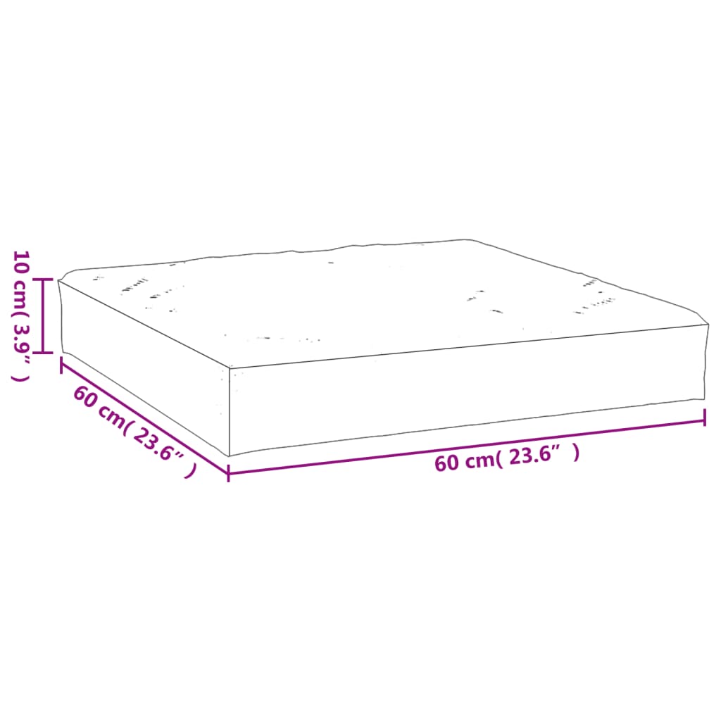 Palletkussen bladpatroon 60x60x10 cm oxford stof is nu te koop bij PeponiXL, paradijselijk wonen!