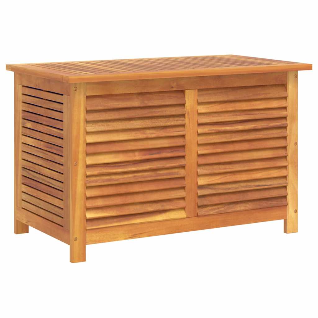 Tuinbox met jaloezieën 90x50x56 cm massief acaciahout is nu te koop bij PeponiXL, paradijselijk wonen!