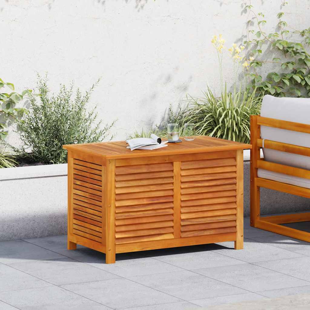 Tuinbox met jaloezieën 90x50x56 cm massief acaciahout is nu te koop bij PeponiXL, paradijselijk wonen!