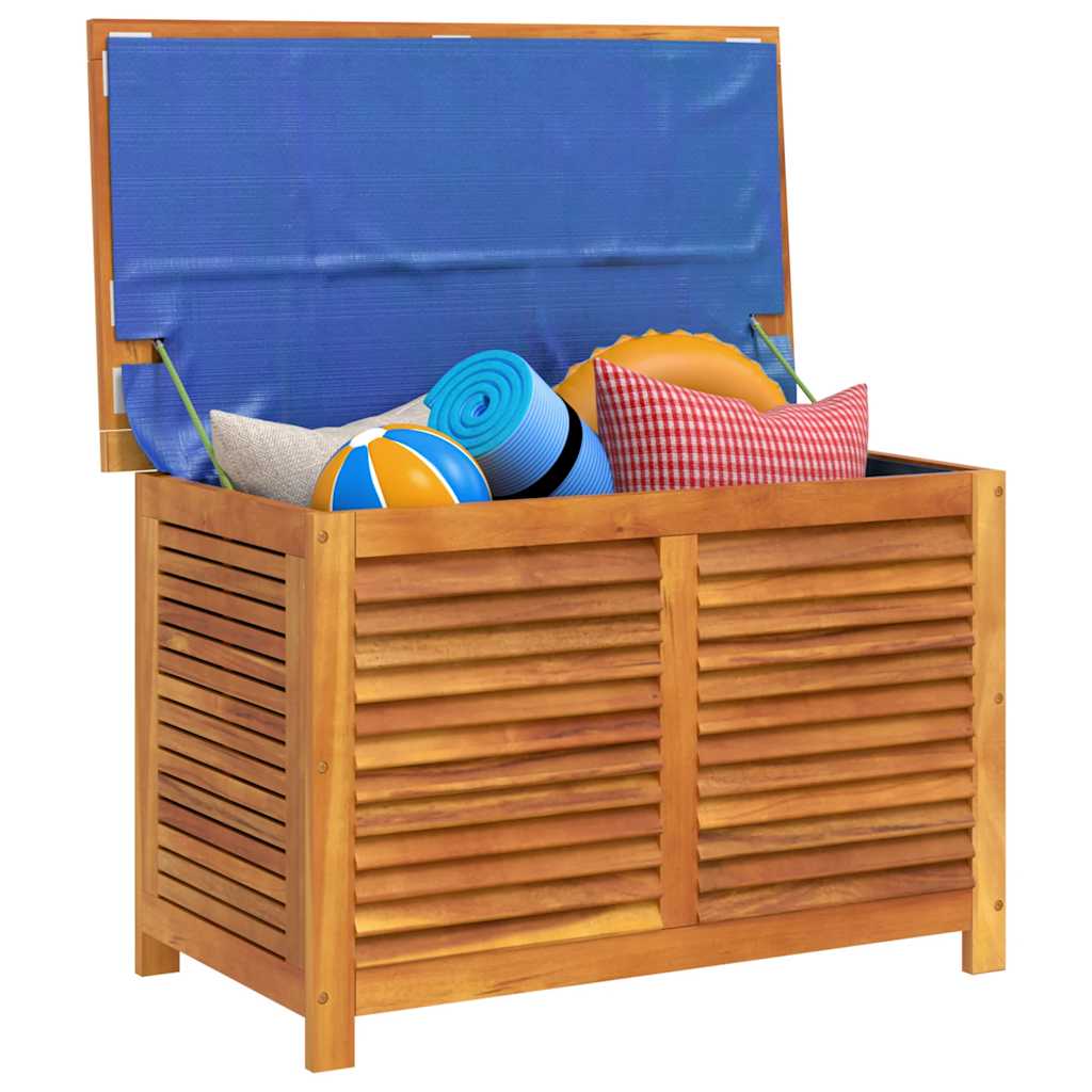 Tuinbox met jaloezieën 90x50x56 cm massief acaciahout is nu te koop bij PeponiXL, paradijselijk wonen!