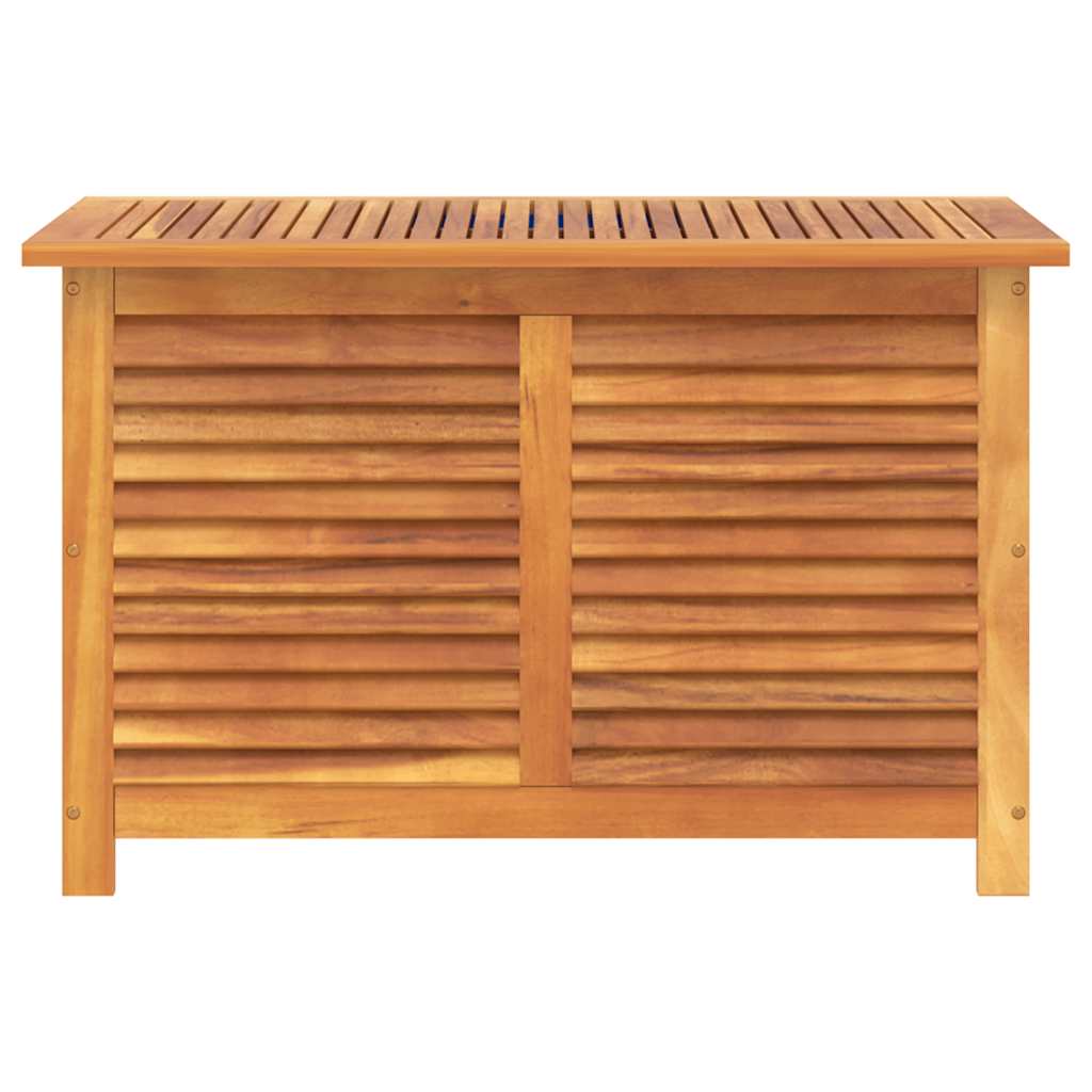 Tuinbox met jaloezieën 90x50x56 cm massief acaciahout is nu te koop bij PeponiXL, paradijselijk wonen!