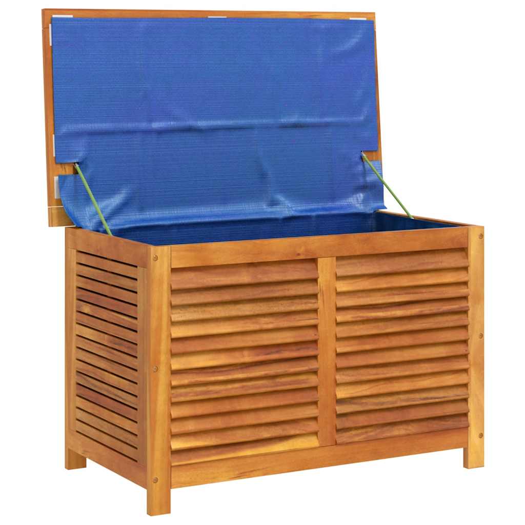Tuinbox met jaloezieën 90x50x56 cm massief acaciahout is nu te koop bij PeponiXL, paradijselijk wonen!
