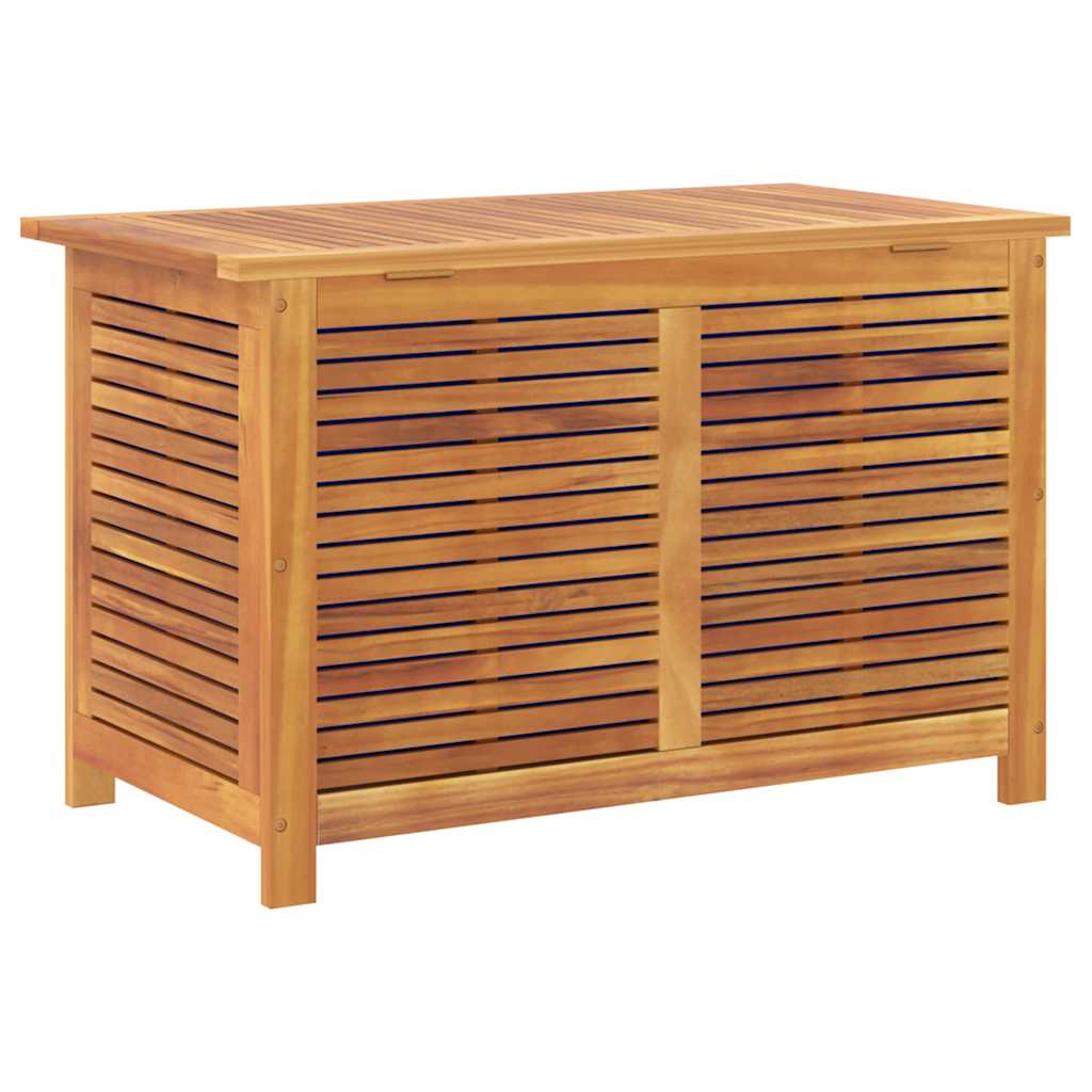 Tuinbox met jaloezieën 90x50x56 cm massief acaciahout is nu te koop bij PeponiXL, paradijselijk wonen!
