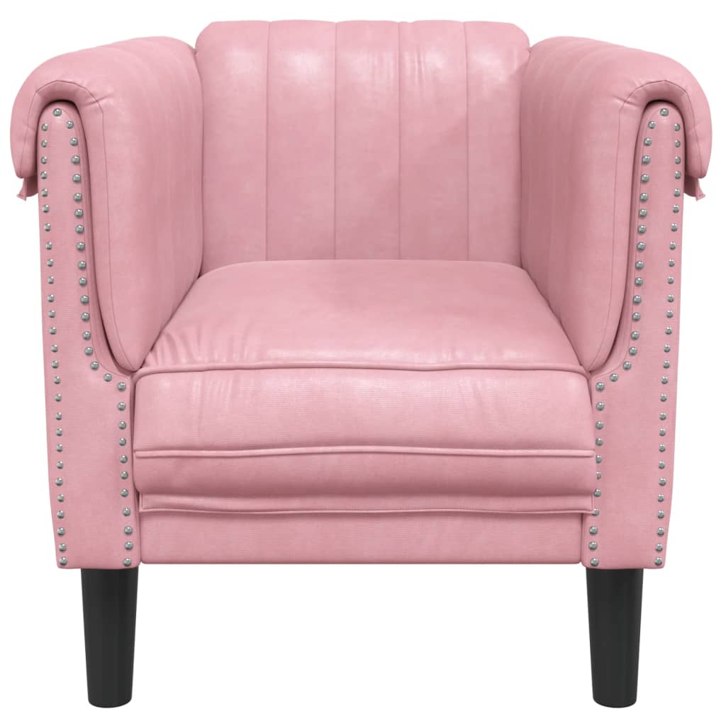 Fauteuil fluweel roze is nu te koop bij PeponiXL, paradijselijk wonen!