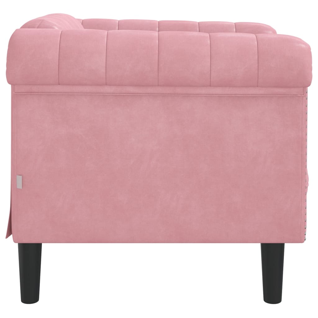 Fauteuil fluweel roze is nu te koop bij PeponiXL, paradijselijk wonen!