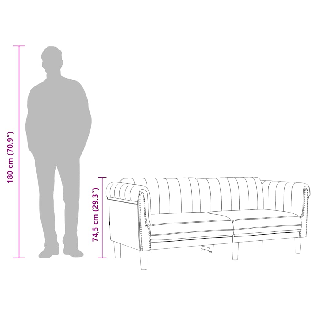 Driezitsbank kunstsuède bruin is nu te koop bij PeponiXL, paradijselijk wonen!