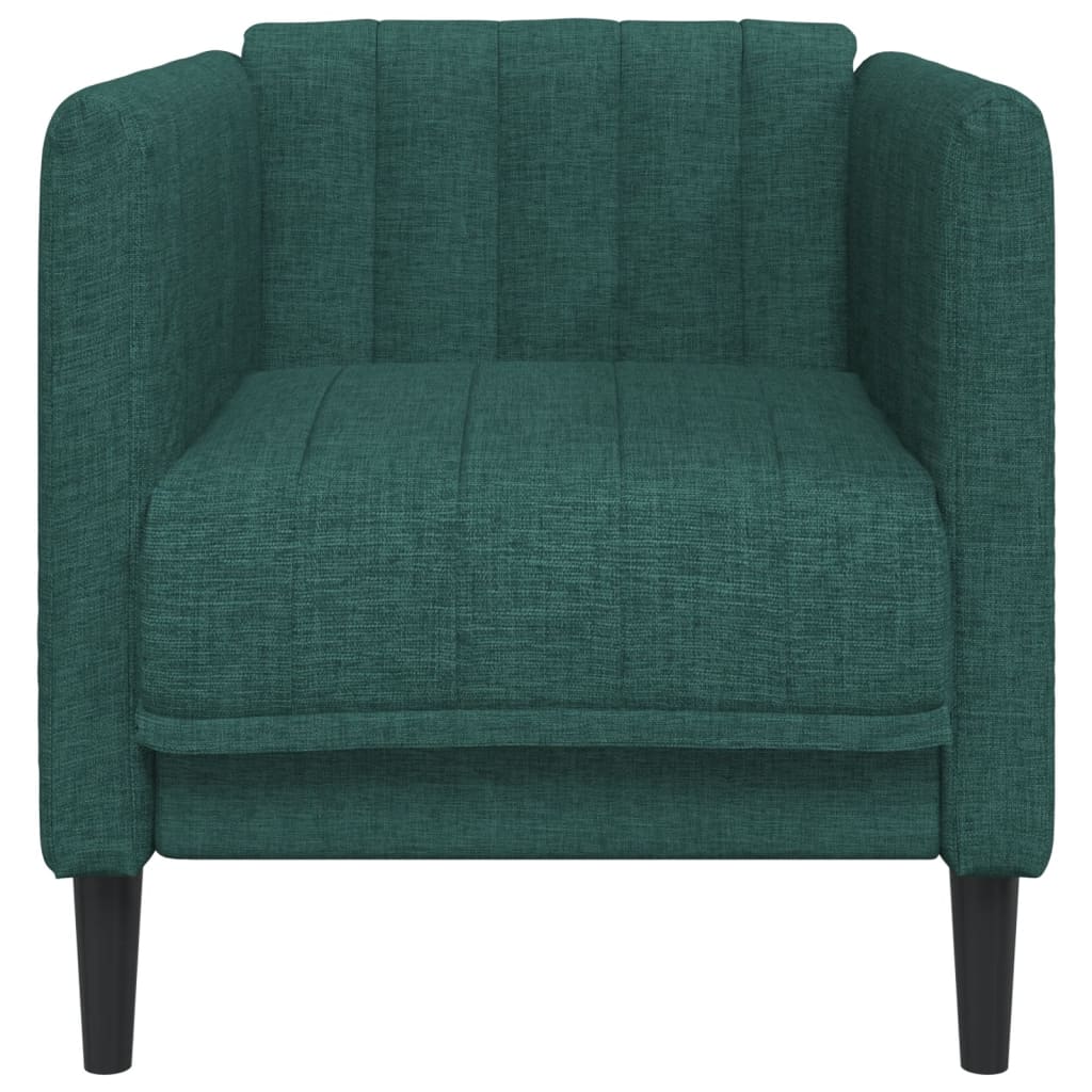 Fauteuil stof donkergroen is nu te koop bij PeponiXL, paradijselijk wonen!