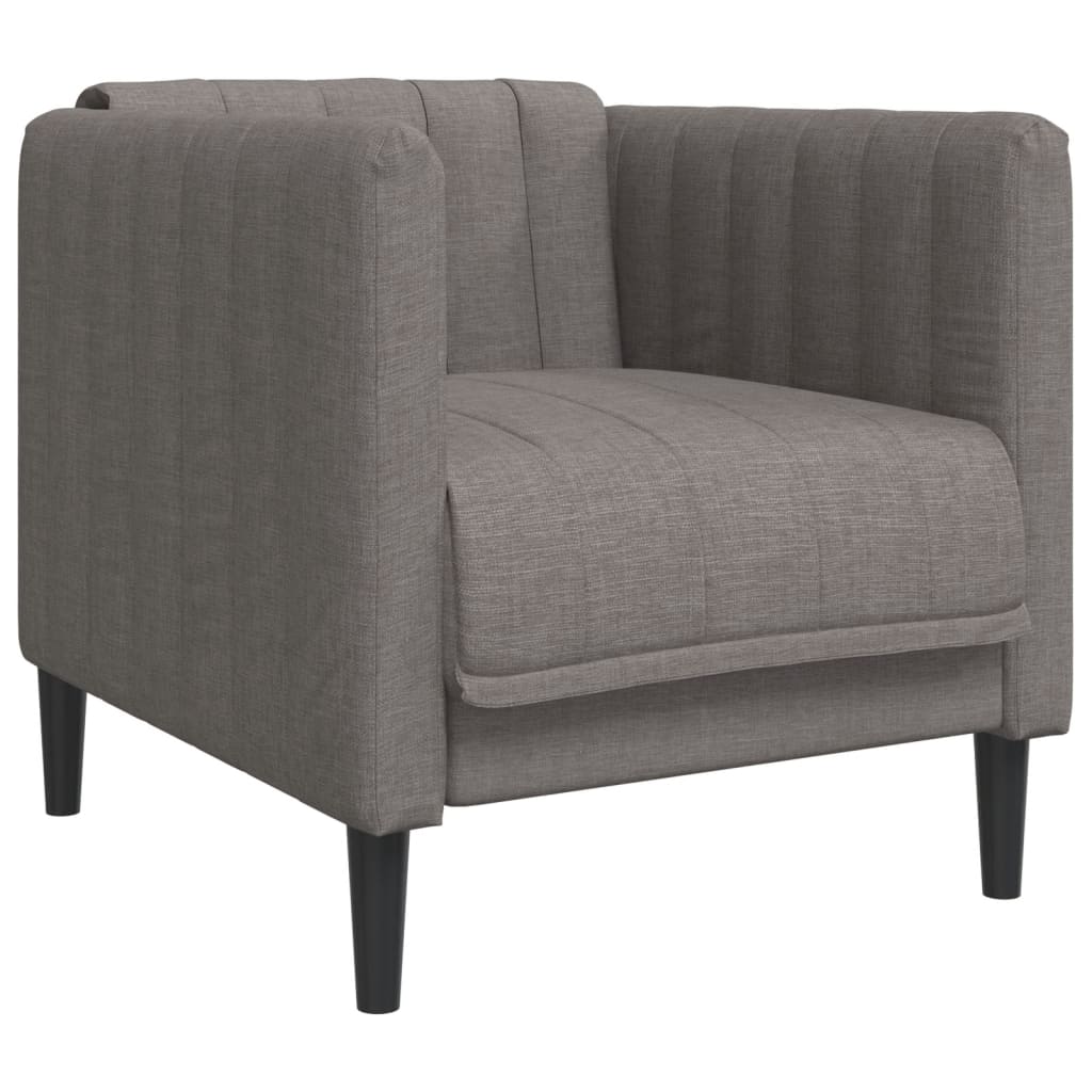 Fauteuil stof taupe is nu te koop bij PeponiXL, paradijselijk wonen!