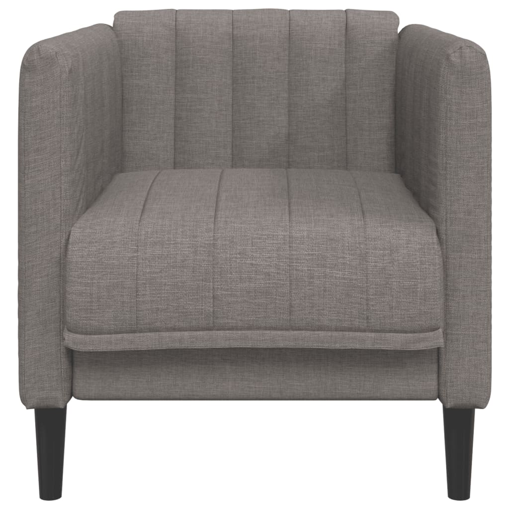 Fauteuil stof taupe is nu te koop bij PeponiXL, paradijselijk wonen!