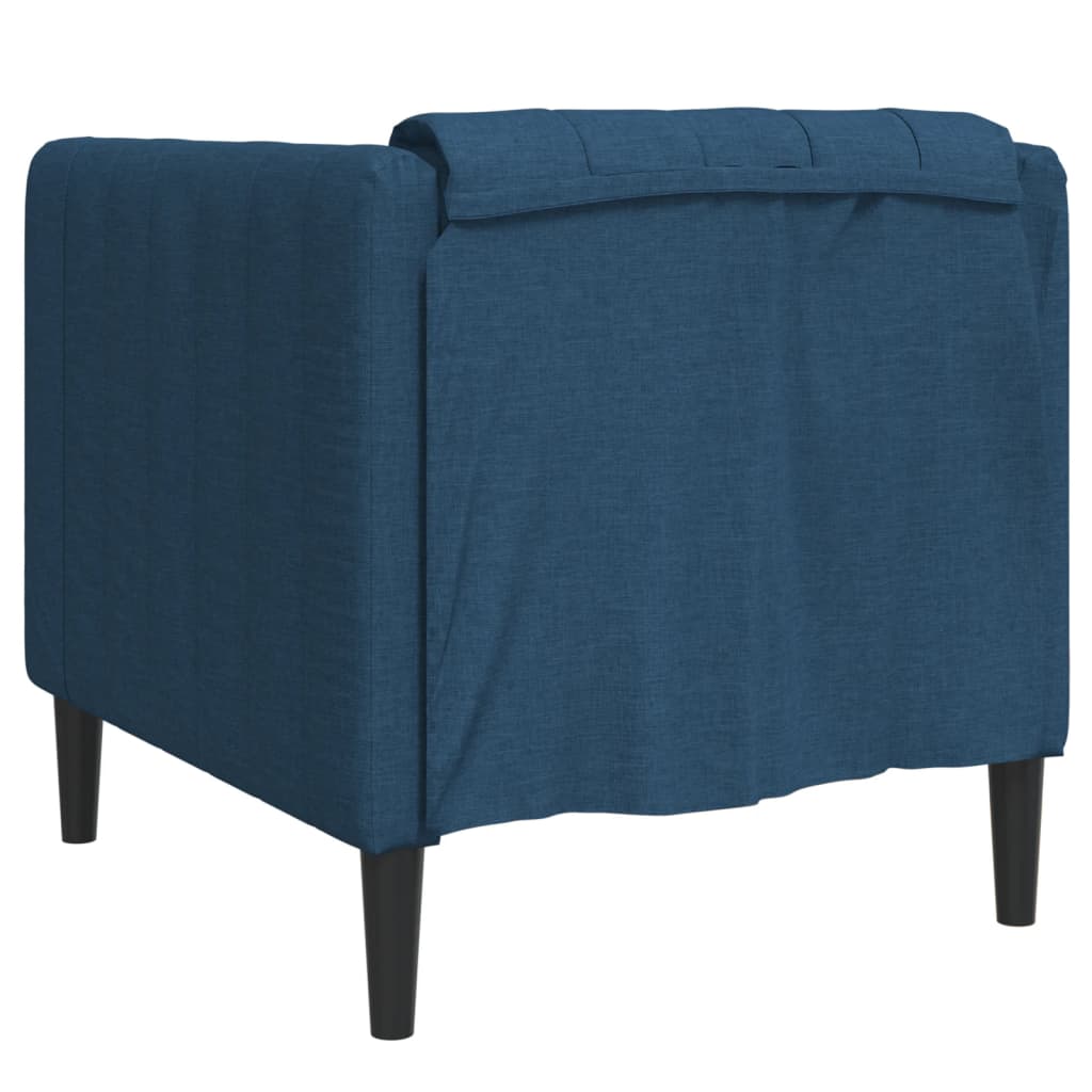 Fauteuil stof blauw is nu te koop bij PeponiXL, paradijselijk wonen!