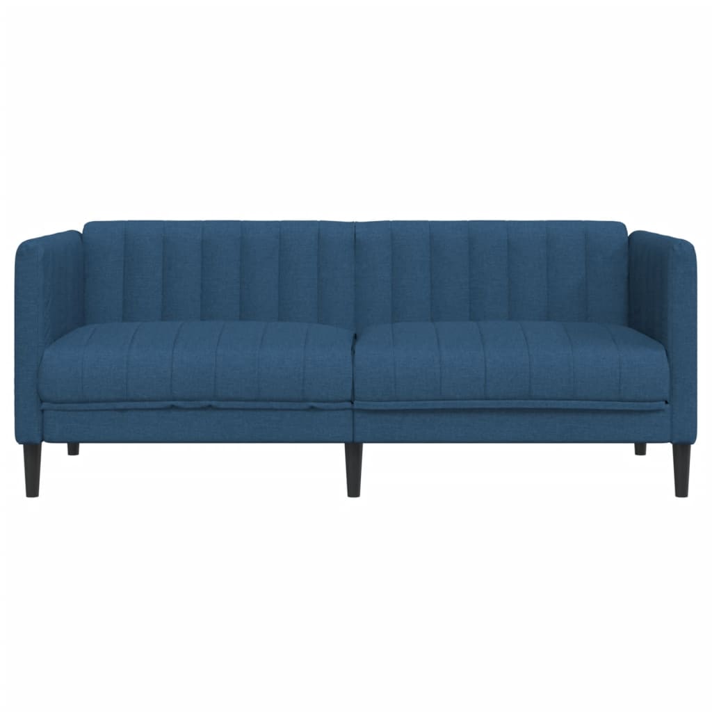 2-zitsbank stof blauw is nu te koop bij PeponiXL, paradijselijk wonen!