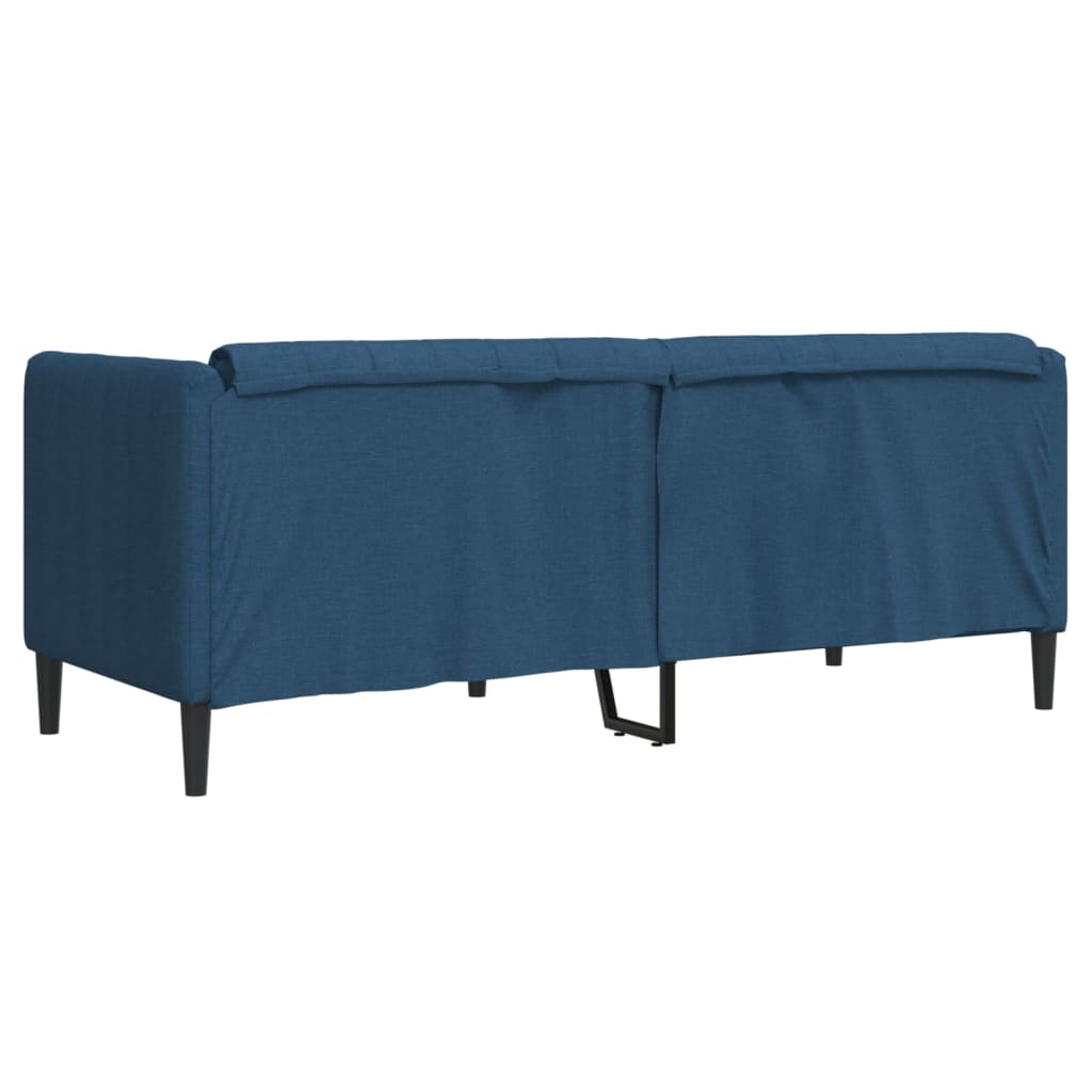 2-zitsbank stof blauw is nu te koop bij PeponiXL, paradijselijk wonen!