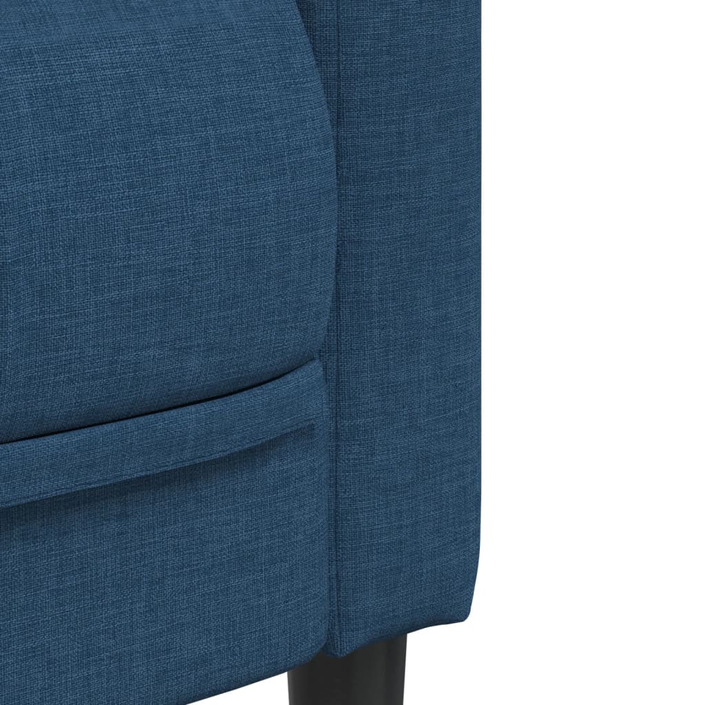 2-zitsbank stof blauw is nu te koop bij PeponiXL, paradijselijk wonen!