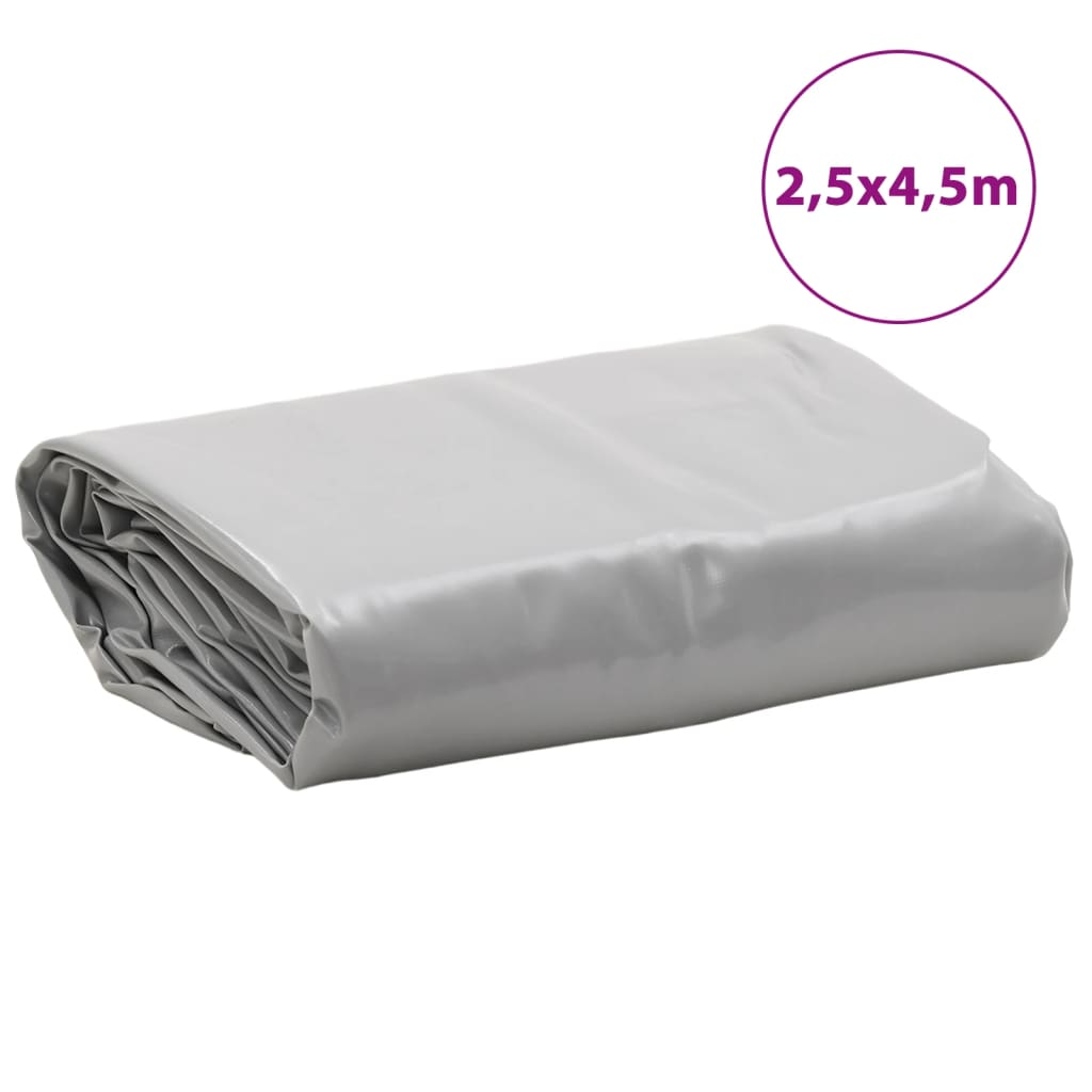 Dekzeil 650 g/m² 2,5x4,5 m grijs is nu te koop bij PeponiXL, paradijselijk wonen!