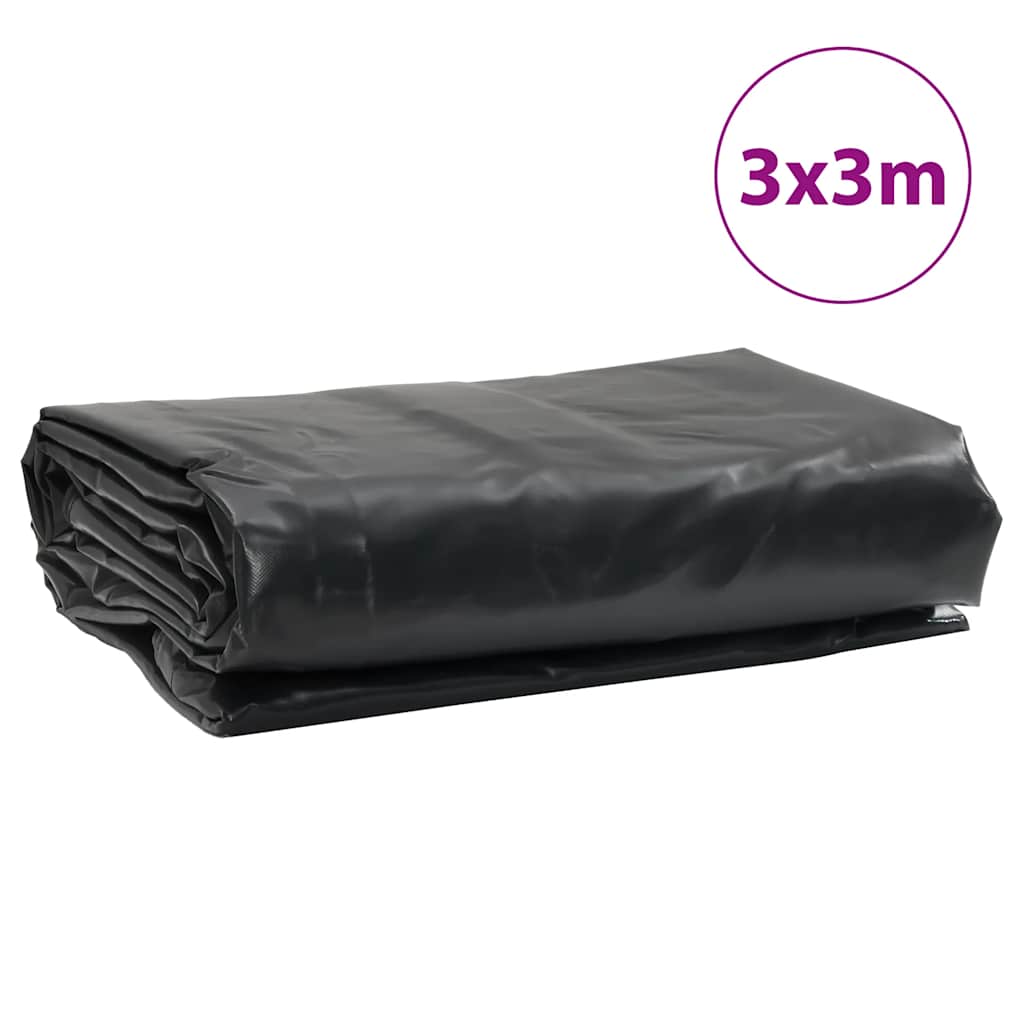 Dekzeil 650 g/m² 3x3 m antracietkleurig is nu te koop bij PeponiXL, paradijselijk wonen!