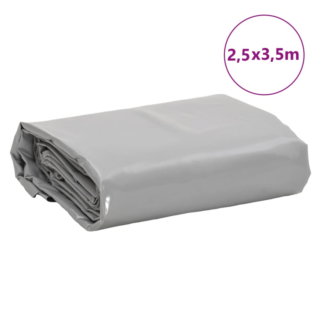 Dekzeil 650 g/m² 2,5x3,5 m grijs is nu te koop bij PeponiXL, paradijselijk wonen!