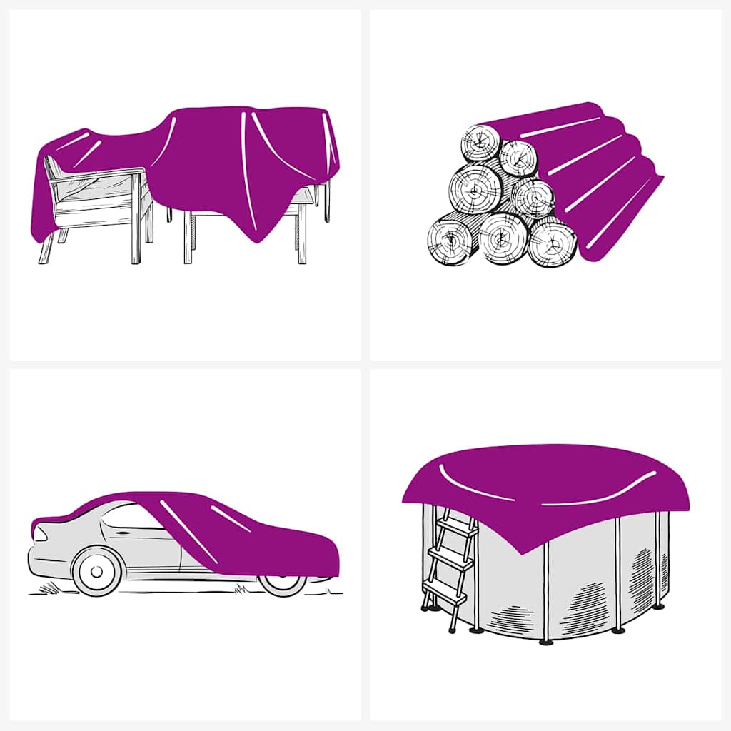 Dekzeil 650 g/m² 1x2,5 m wit is nu te koop bij PeponiXL, paradijselijk wonen!