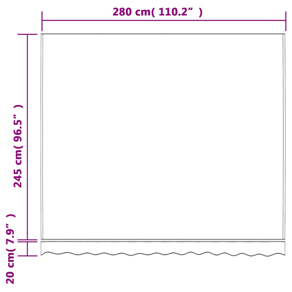 Vervangingsdoek voor luifel gestreept 3x2,5 m rood en wit is nu te koop bij PeponiXL, paradijselijk wonen!