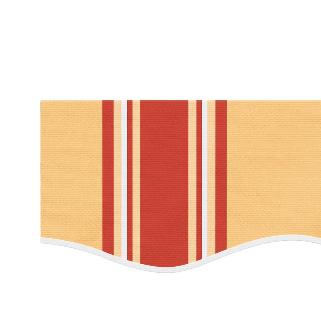 Vervangingsdoek voor luifelrok gestreept 3,5 m geel en oranje is nu te koop bij PeponiXL, paradijselijk wonen!
