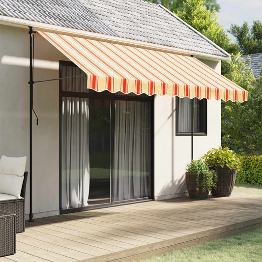Vervangingsdoek voor luifelrok gestreept 3,5 m geel en oranje is nu te koop bij PeponiXL, paradijselijk wonen!