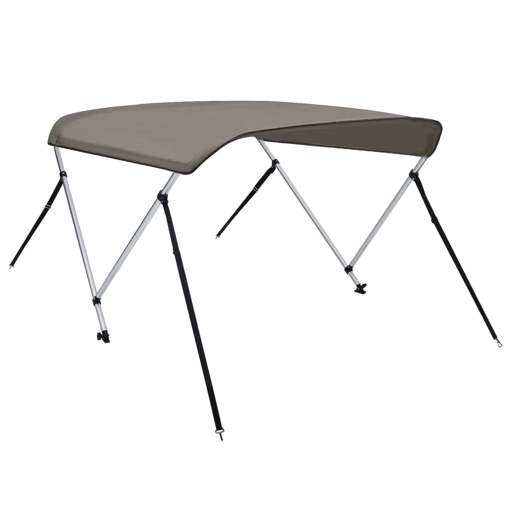 Biminitop 2 bogen 150x120x110 cm grijs is nu te koop bij PeponiXL, paradijselijk wonen!