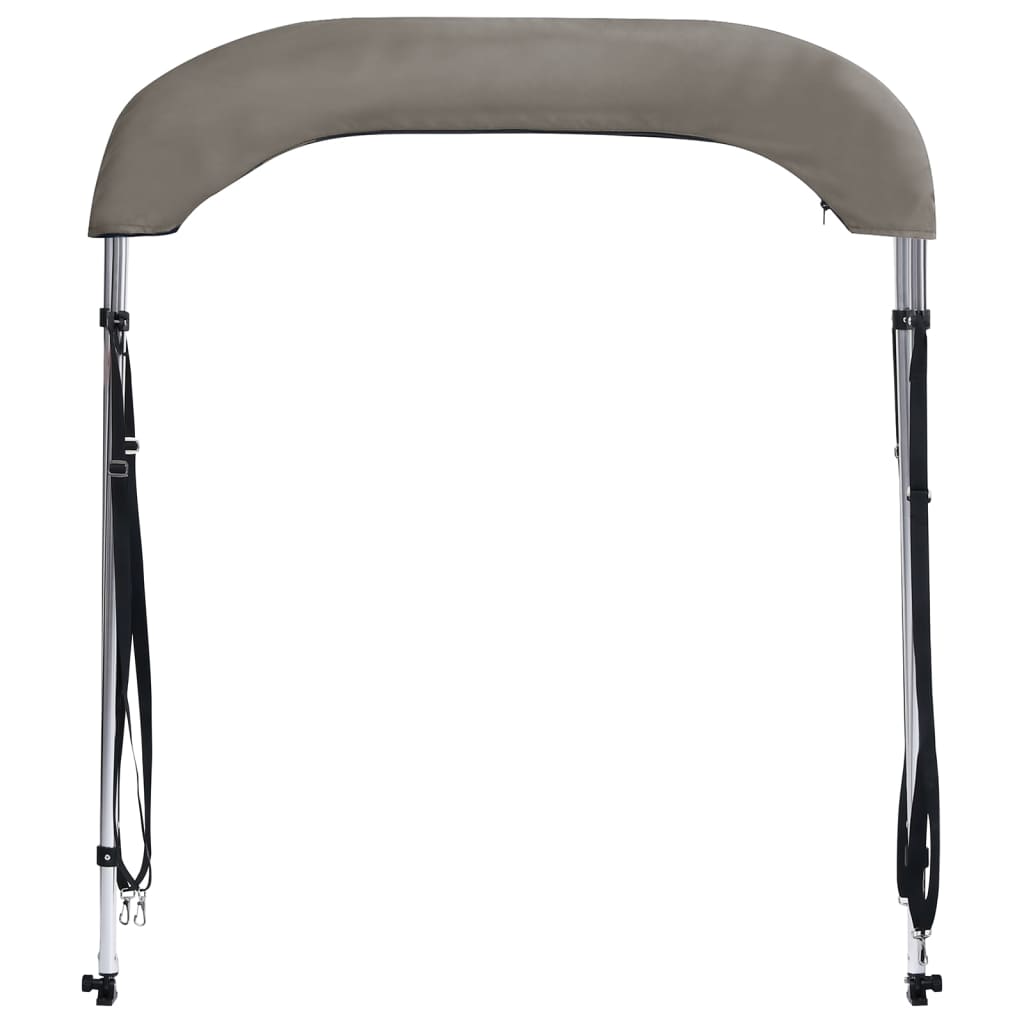 Biminitop 2 bogen 150x120x110 cm grijs is nu te koop bij PeponiXL, paradijselijk wonen!