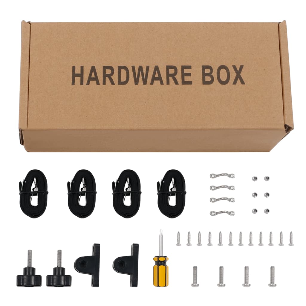 Biminitop 2 bogen 180x130x110 cm grijs is nu te koop bij PeponiXL, paradijselijk wonen!