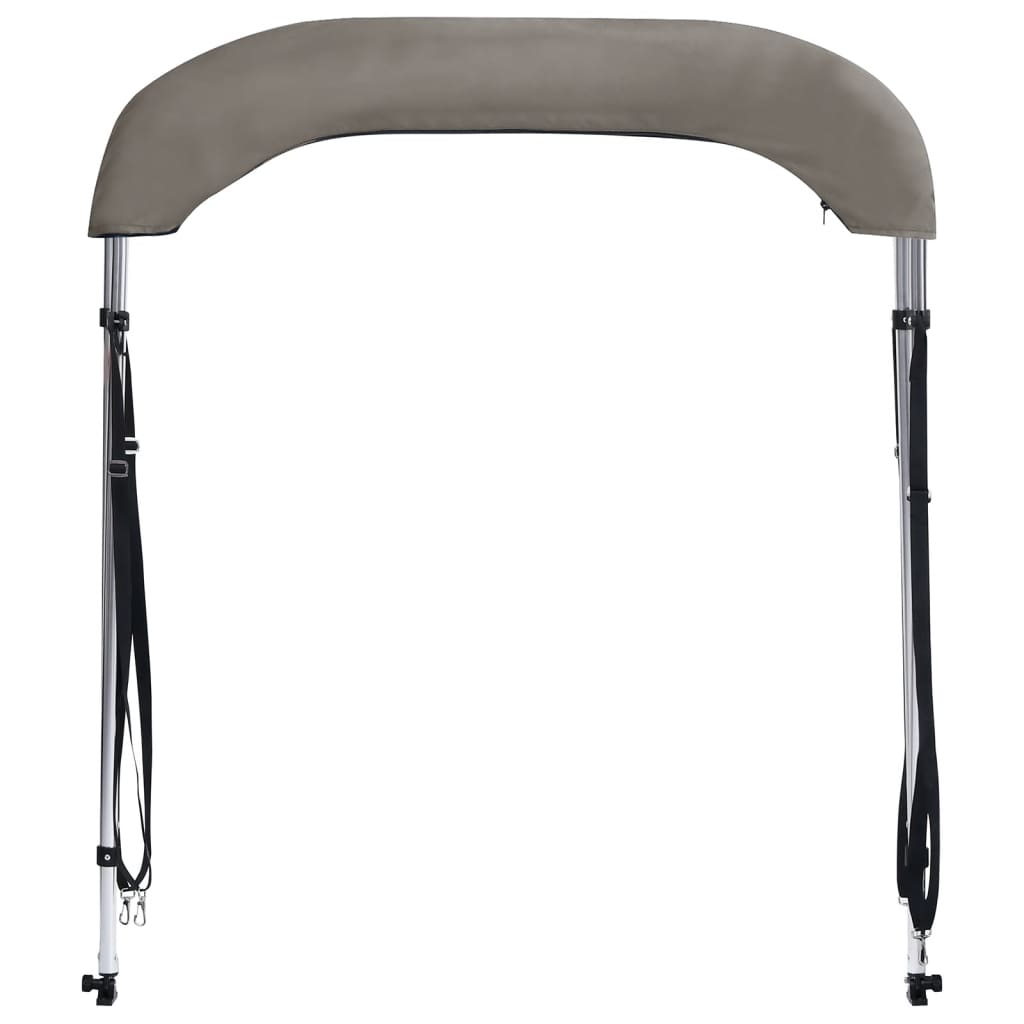 Biminitop 2 bogen 180x150x110 cm grijs is nu te koop bij PeponiXL, paradijselijk wonen!