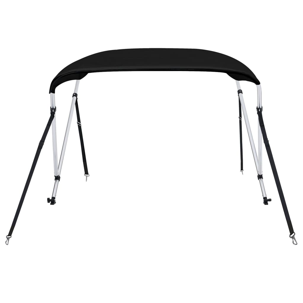 Biminitop 2 bogen 150x120x110 cm zwart is nu te koop bij PeponiXL, paradijselijk wonen!